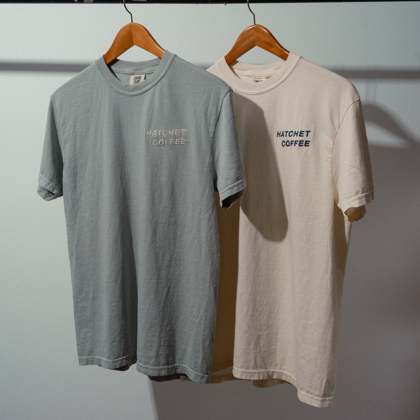 Hatchet Coffee Embroidered T-Shirt