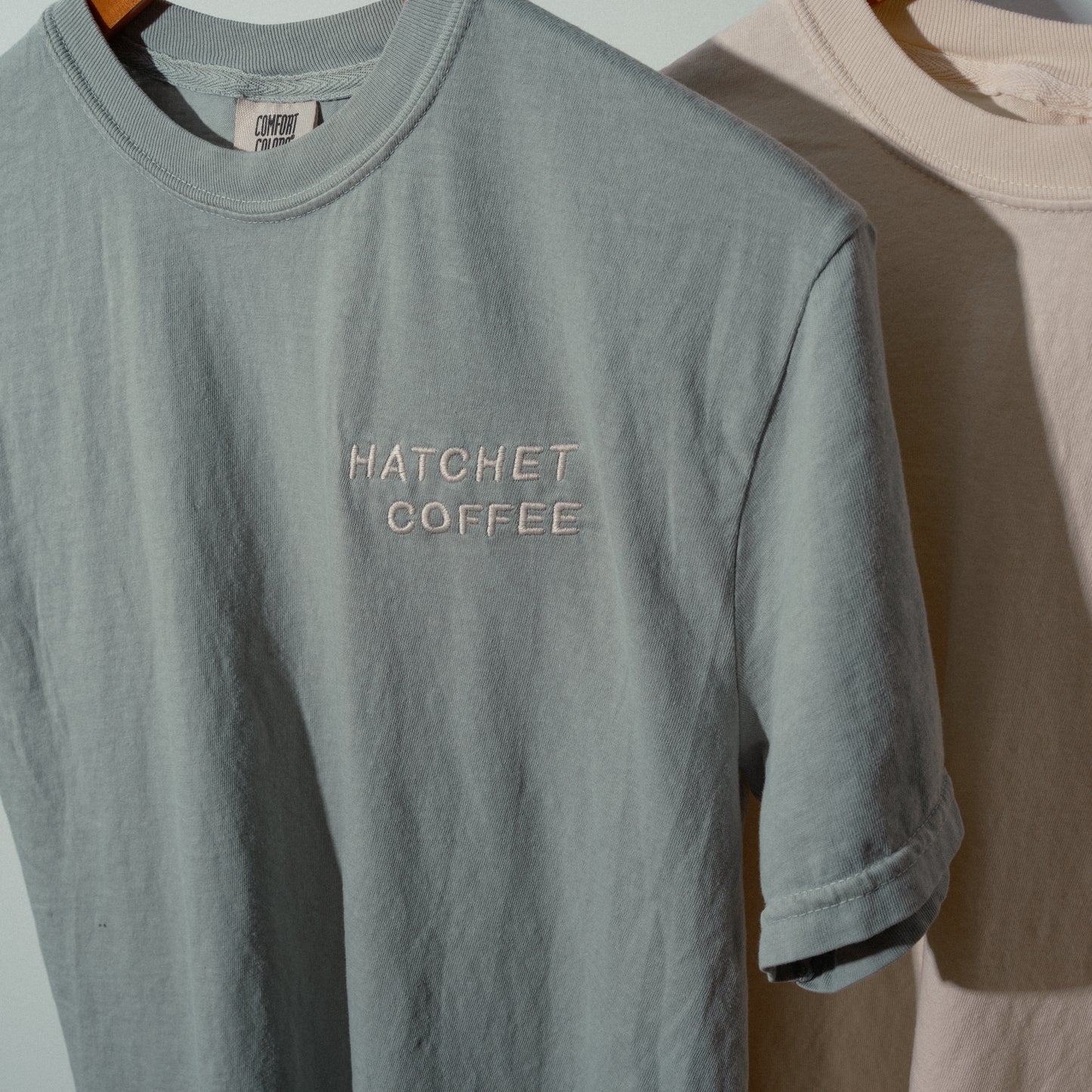 Hatchet Coffee Embroidered T-Shirt