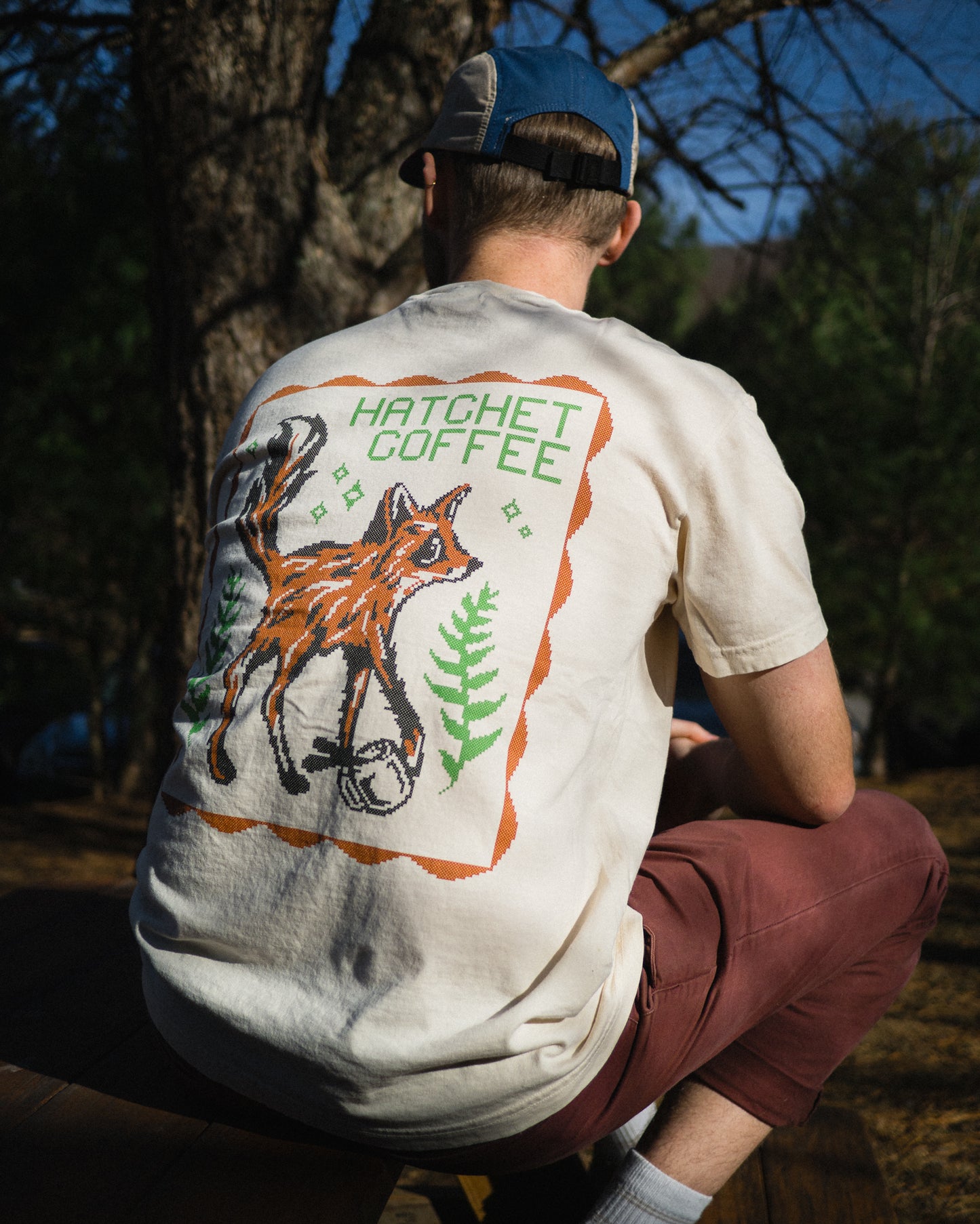 Foxy Cross Stitch T-Shirt