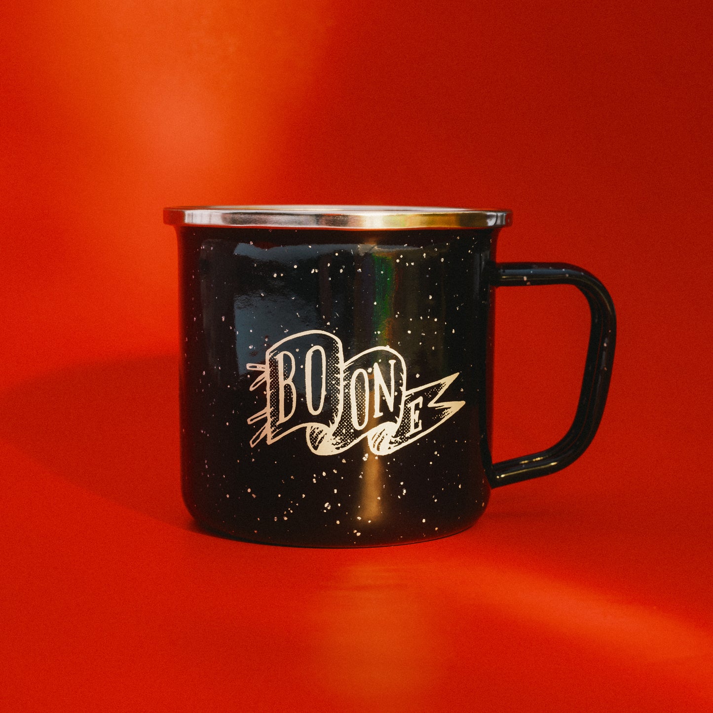 Boone Pennant Enamel Mug